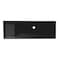 Alfi Brand 39 inch Black Matte Above Mount Fireclay Bathroom Trough Sink AB39TRBM - alternate 6